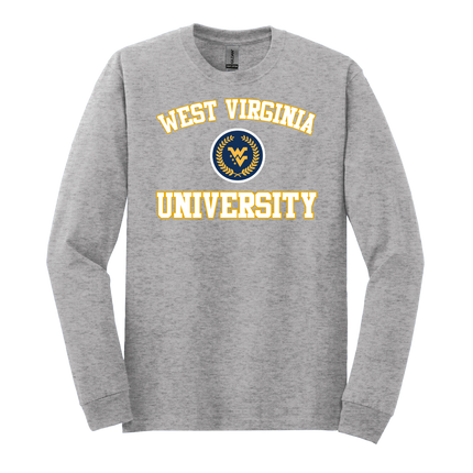 WVU Crest with Collegiate Mountaineers - Gildan Series