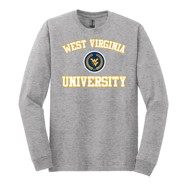 WVU Crest with Collegiate Mountaineers - Gildan Series
