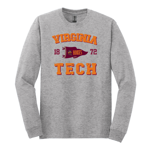 VA Tech Hokie Pennant Flag - Gildan Series