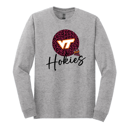 VT Hokies Cheetah Print  - Gildan Series
