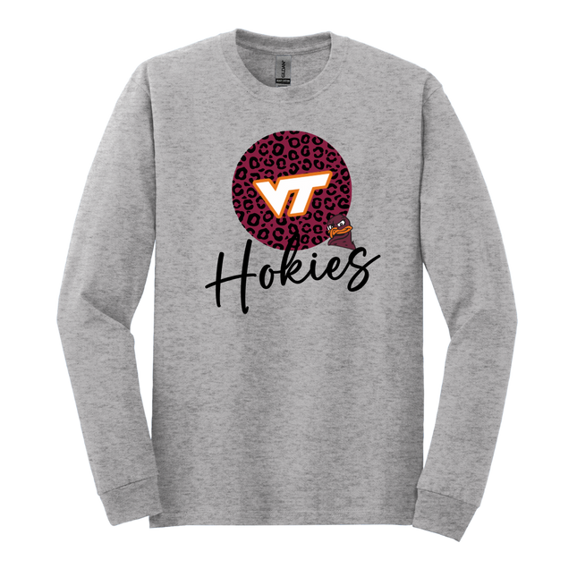 VT Hokies Cheetah Print  - Gildan Series