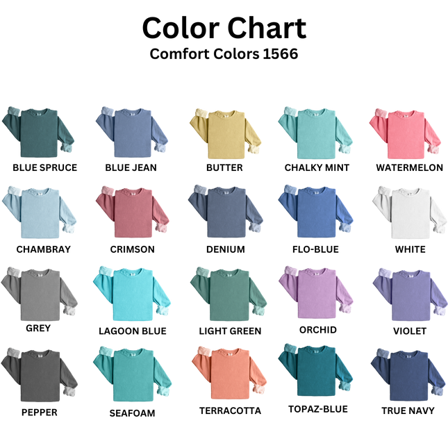 Custom Design Comfort Colors 1566 Crewneck Sweatshirt
