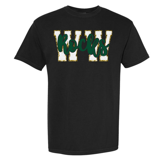 "WW" - White with Green "Rocks"