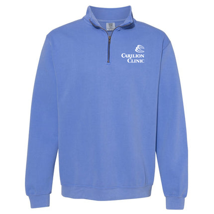 Carilion Clinic - Comfort Colors Quarter Zip Polo