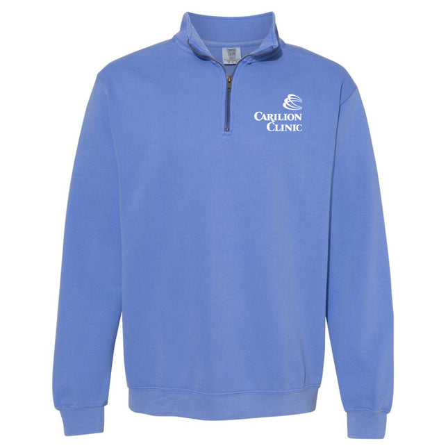 Carilion Clinic - Comfort Colors Quarter Zip Polo