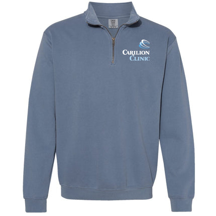 Carilion Clinic - Comfort Colors Quarter Zip Polo