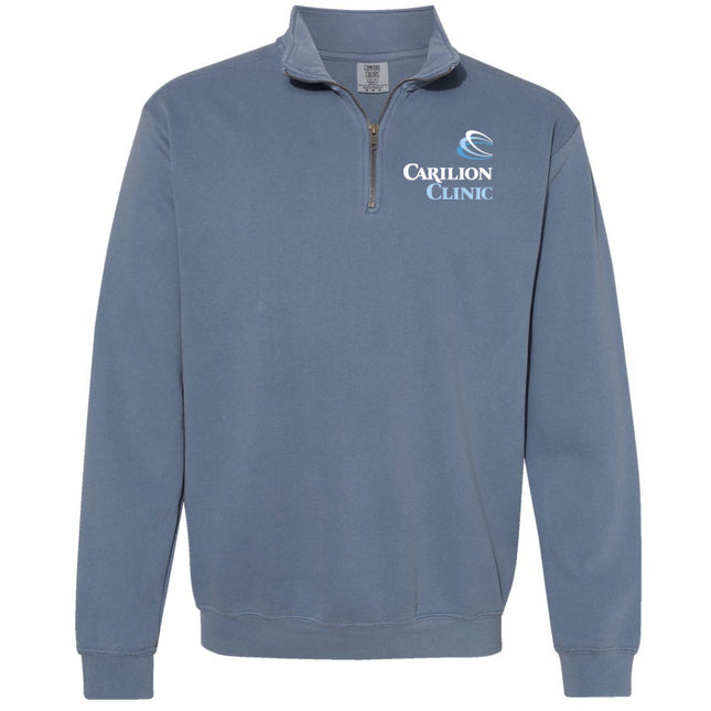 Carilion Clinic - Comfort Colors Quarter Zip Polo