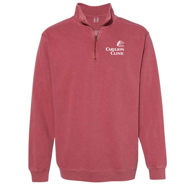 Carilion Clinic - Comfort Colors Quarter Zip Polo