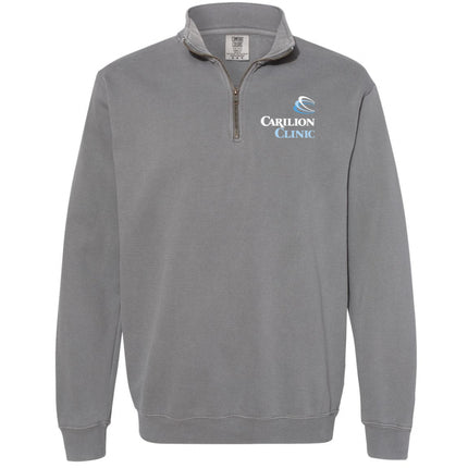 Carilion Clinic - Comfort Colors Quarter Zip Polo