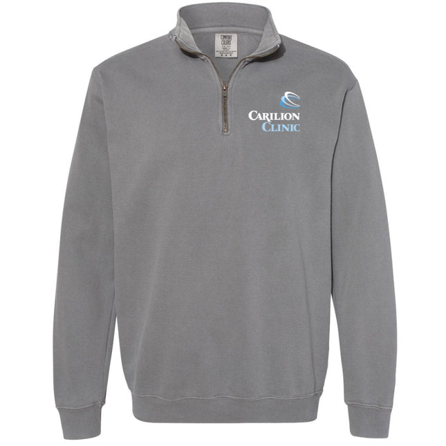 Carilion Clinic - Comfort Colors Quarter Zip Polo
