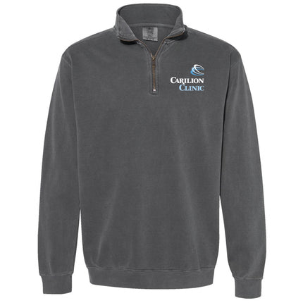 Carilion Clinic - Comfort Colors Quarter Zip Polo