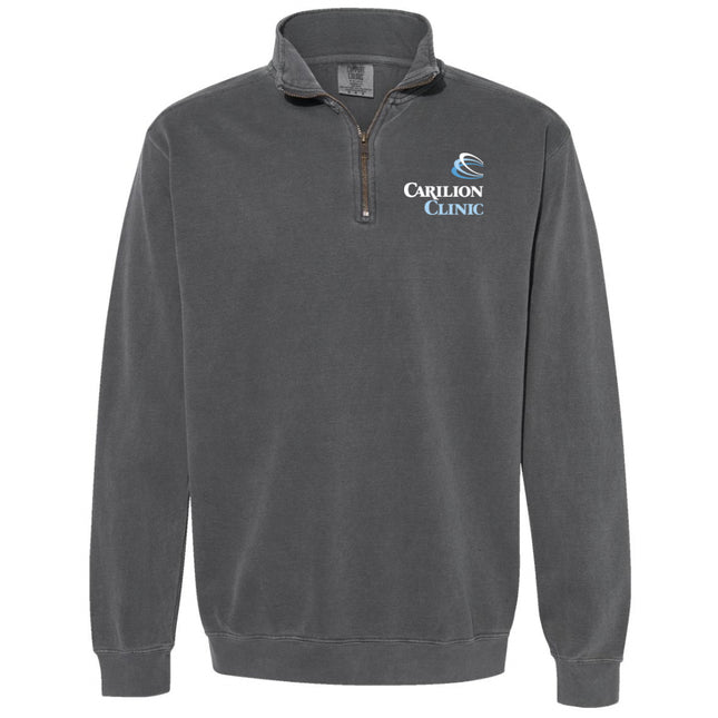 Carilion Clinic - Comfort Colors Quarter Zip Polo