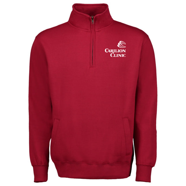 Carilion Clinic - Colorful Quarter Zip Sweatshirt with Pockets
