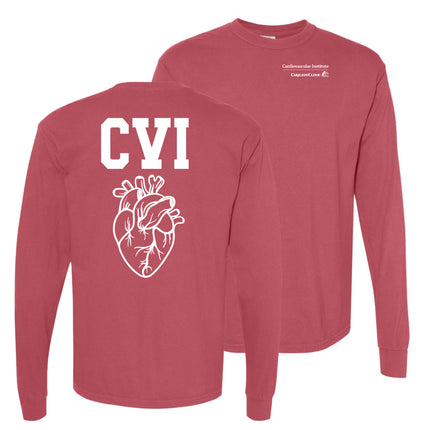 Carilion Clinic CVI and Heart on Back - Comfort Colors Apparel