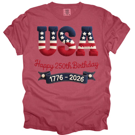 USA Floral- Comfort Colors Apparel
