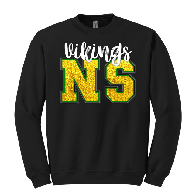Glitter NS Vikings Crewneck