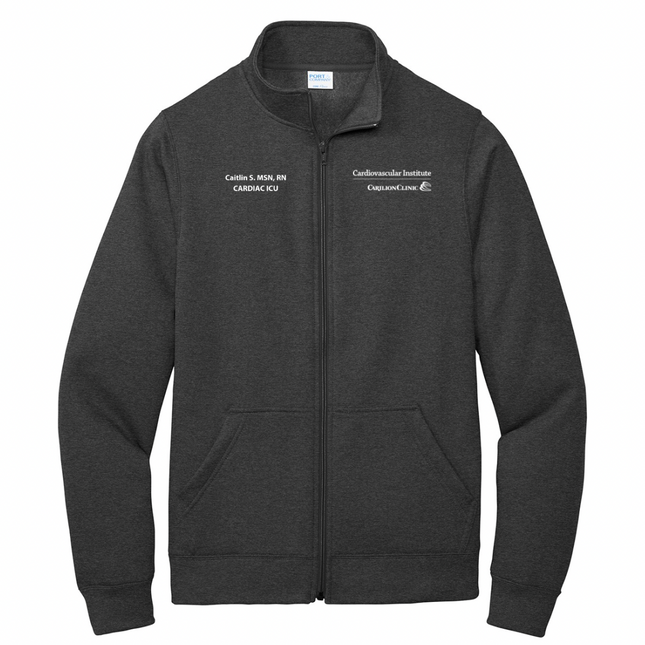 Carilion Clinic Cardiovascular Full Zip Jacket - Port and Company