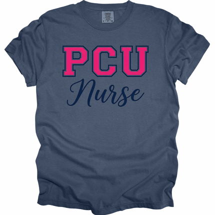 Varsity Hot Pink Departments- Comfort Colors T-Shirt
