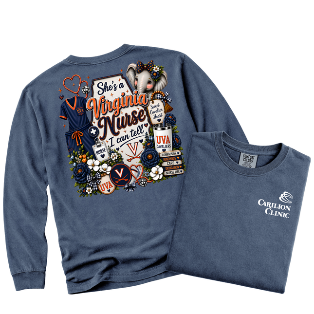 Carilion Clinic UVA Nurse  - Comfort Colors Apparel