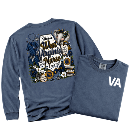 Veterans Administration WV Nurse  - Comfort Colors Apparel