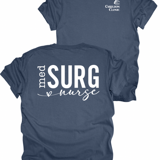 Carilion Clinic MedSurg Heart Nurse - Comfort Colors T-Shirt