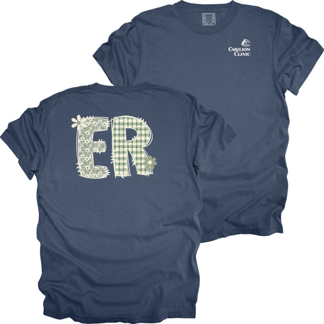 Carilion Clinic Department in Sage Design- Comfort Colors T-Shirt