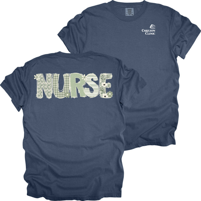 Carilion Clinic Department in Sage Design- Comfort Colors T-Shirt