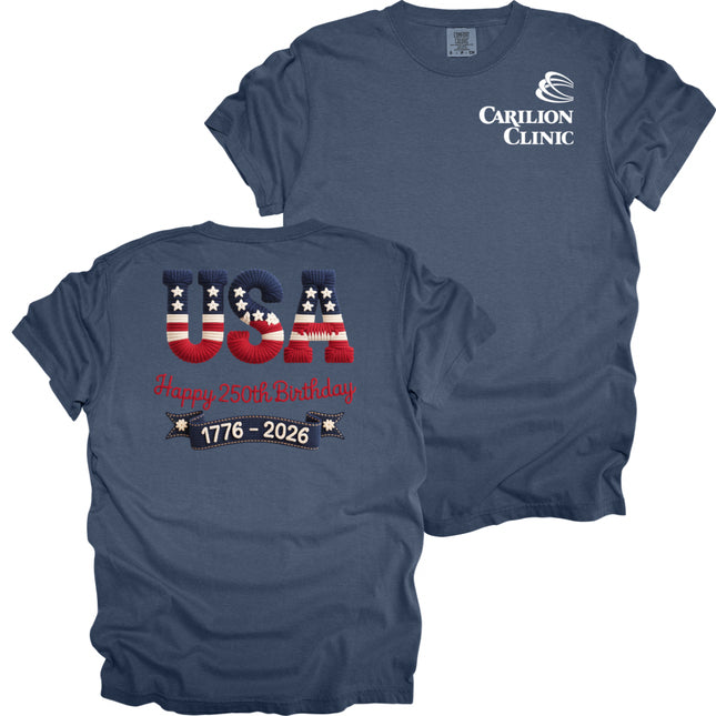 Carilion Clinic America celebration 250 years - Comfort Colors T-Shirt
