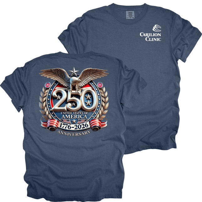 Carilion Clinic America celebration 250 years - Comfort Colors T-Shirt