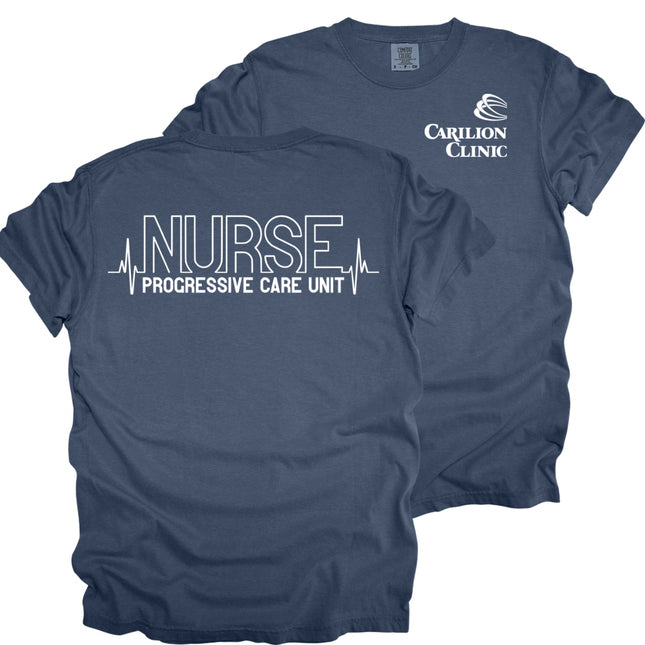Carilion Clinic Nurse Heartbeat - Comfort Colors T-Shirt