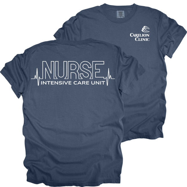 Carilion Clinic Nurse Heartbeat - Comfort Colors T-Shirt