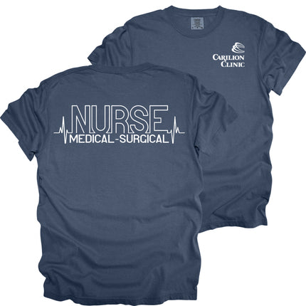 Carilion Clinic Nurse Heartbeat - Comfort Colors T-Shirt