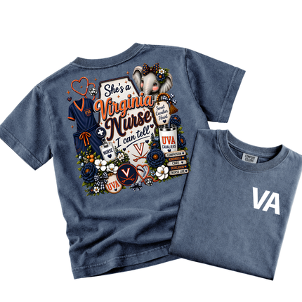 Veterans Administration UVA Nurse  - Comfort Colors Apparel