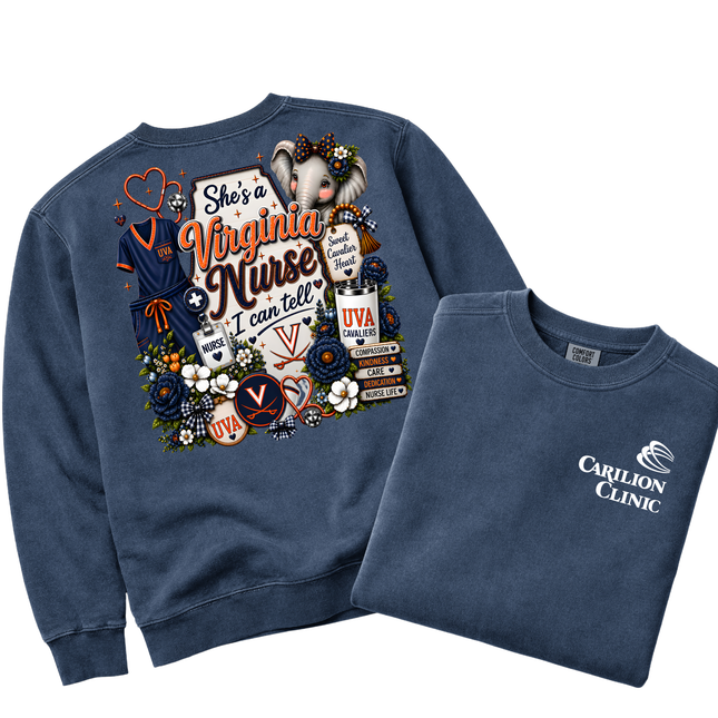 Carilion Clinic UVA Nurse  - Comfort Colors Apparel