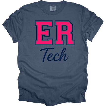 Varsity Hot Pink Departments- Comfort Colors T-Shirt
