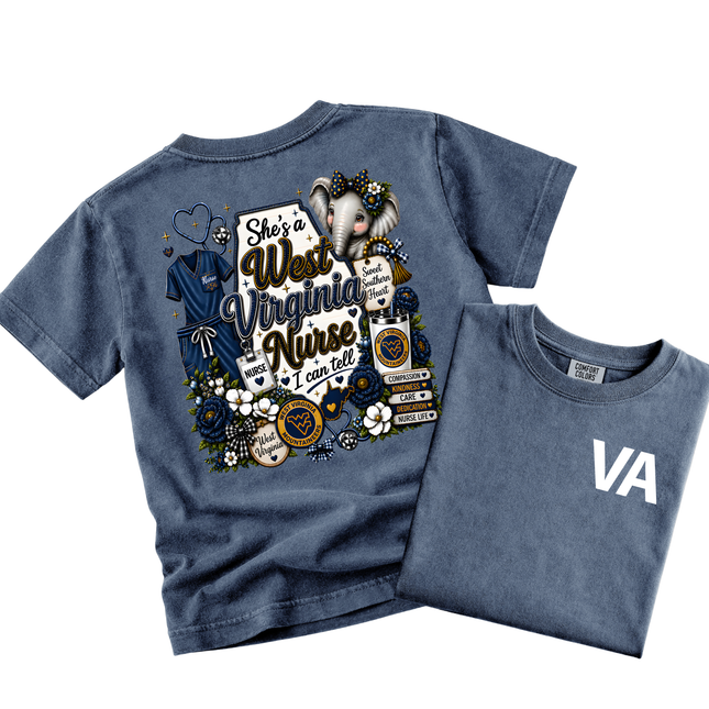 Veterans Administration WV Nurse  - Comfort Colors Apparel