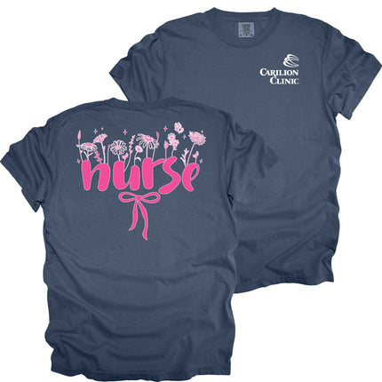 Carilion Clinic Wildflower Nurse - Comfort Colors T-Shirt