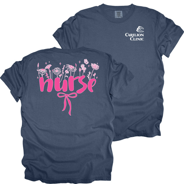 Carilion Clinic Wildflower Nurse - Comfort Colors T-Shirt