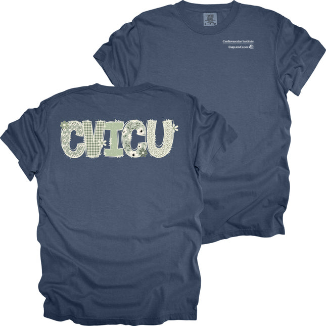 Carilion Clinic Department in Sage Design- Comfort Colors T-Shirt