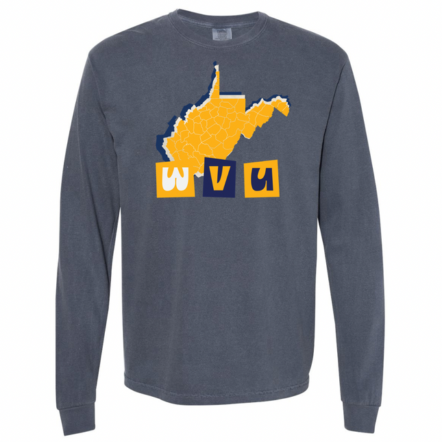 WVU 5 - Comfort Colors Apparel