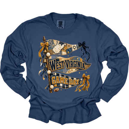 West Virginia Game Day- Comfort Colors T-Shirt and Long Sleeve