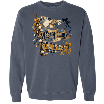 West Virginia Game Day- Comfort Colors Sweatshirt