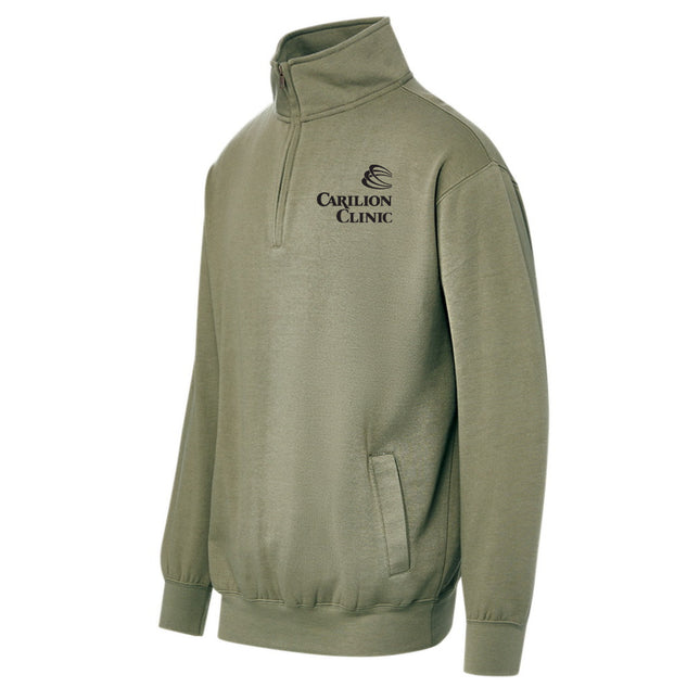 Carilion Clinic - Colorful Quarter Zip Sweatshirt with Pockets
