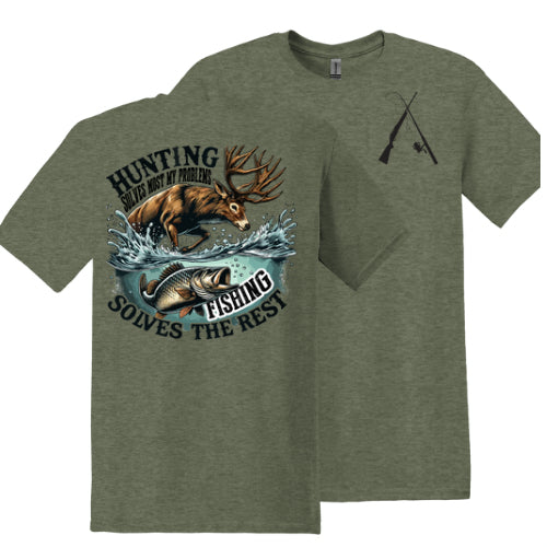Hunting and Fishing Solves Problems - Gildan Series