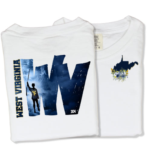 WV with Silhouette Mountaineer - Comfort Colors T-Shirt