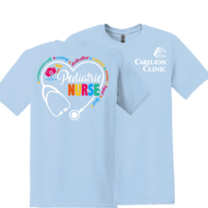 Carilion Clinic Pediatric Nurse Nurse - Gildan 5000 T-Shirt Short Sleeve