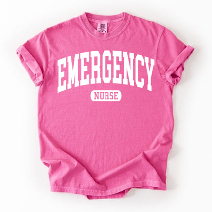 Emergency Nurse Collegiate - Comfort Colors