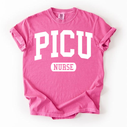 NICU, PICU, Peds Nurse Collegiate - Comfort Colors