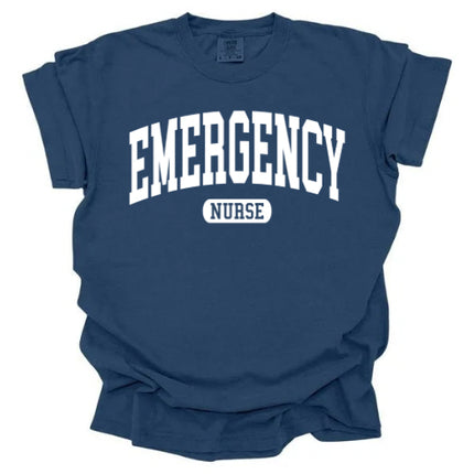 Emergency Nurse Collegiate - Comfort Colors