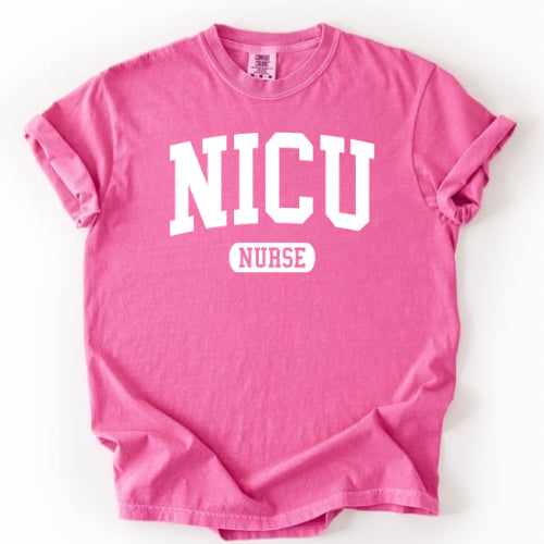 NICU, PICU, Peds Nurse Collegiate - Comfort Colors